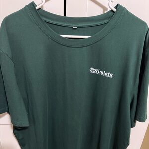 Mens XL optimistic graphic oversized tshirt